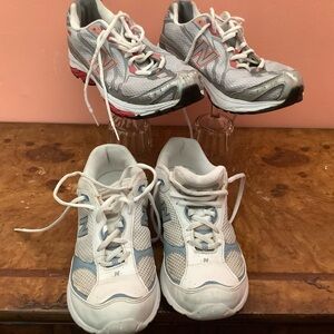 New Balance Womens Size 8.5 Blue & Grey Sneakers Shoes Lot Of 2 Pair